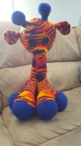2 Foot Crochet Giraffe