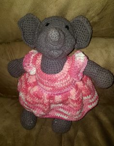 Crochet Elephant Doll