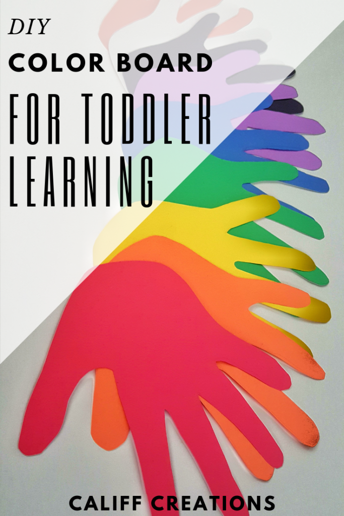 DIY Color Board for Toddler Learning