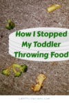 pintrist image for how I stopped my toddler throwing food