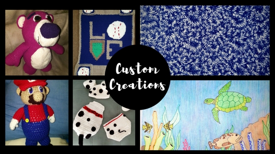 crochet, drawing, custom, creations, art