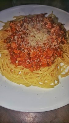 Spaghetti with Homemade Sauce