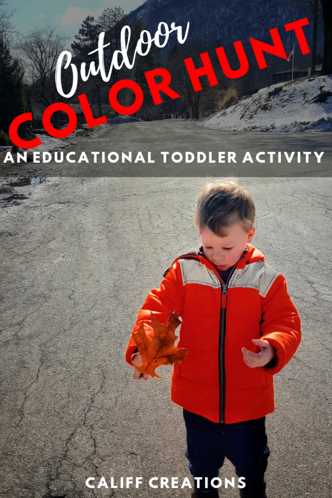 Outdoor Color Hunt for Toddlers