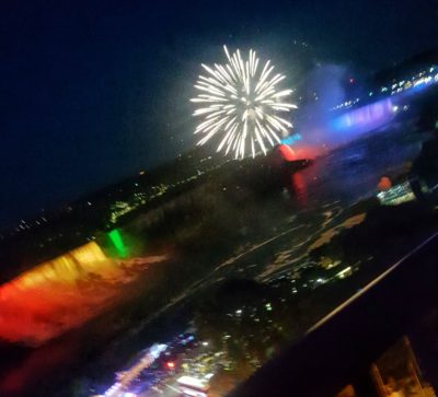 Summer Fireworks over Niagara Falls