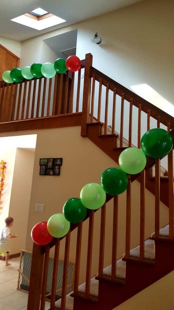 A Very Hungry Caterpillar Balloon Decoration