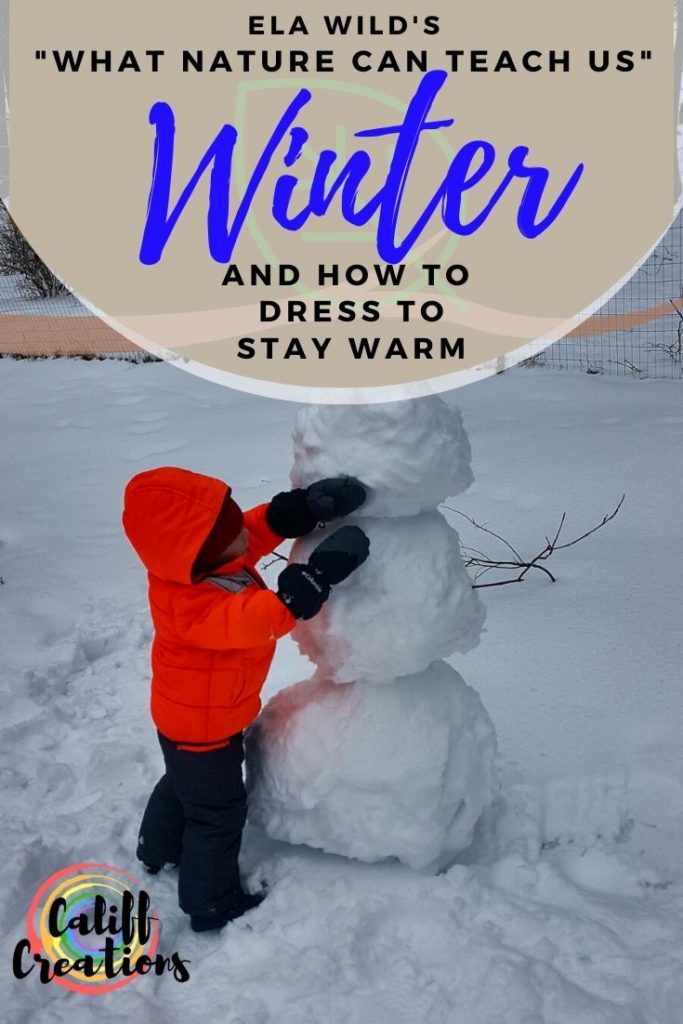 Ela Wild's What Nature Can Teach Us: Winter - and how to dress to stay warm