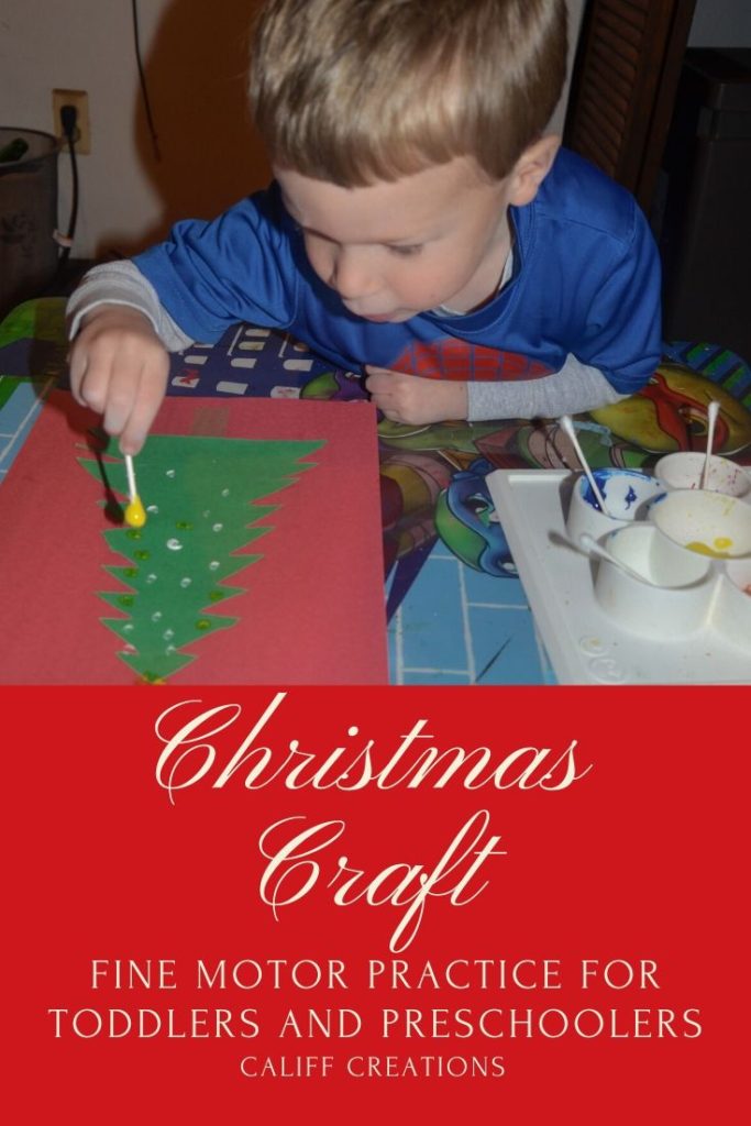 Christmas Craft for Preschoolers and Toddlers