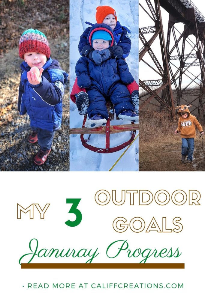 My 3 Outdoor Goals January Progress