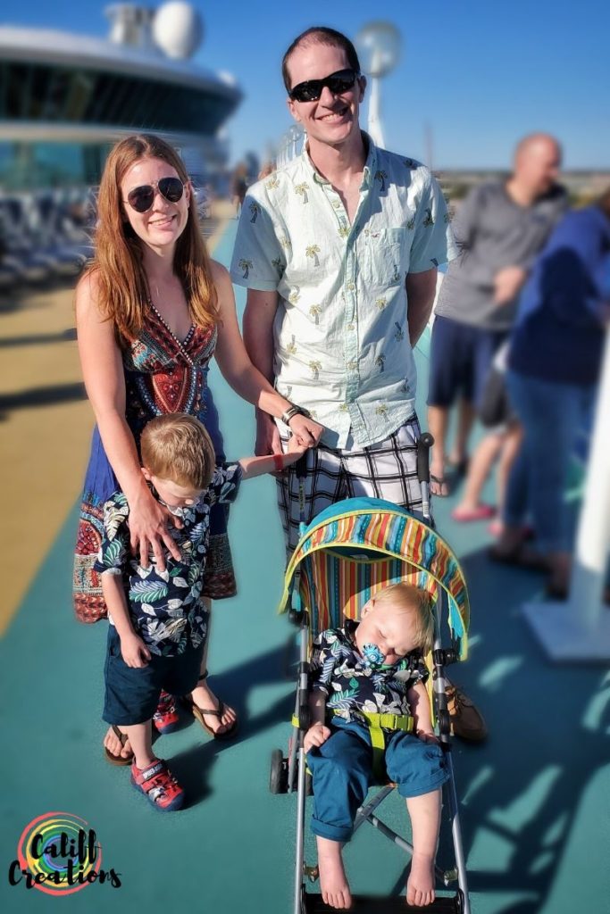 First family cruise photo