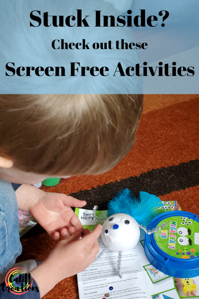 Stuck Inside at home? Check out these Screen Free Activities
