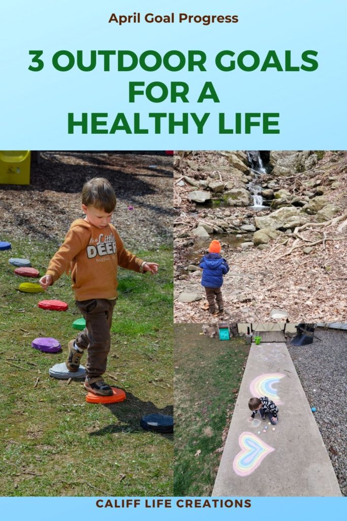 3 outdoor goals for a healthy life: April Progress