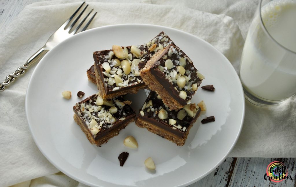No-Bake Salted Caramel Bars from Always Eat After 7 PM