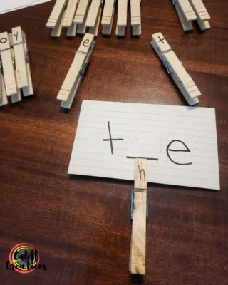 a variation of this sight words learning activity