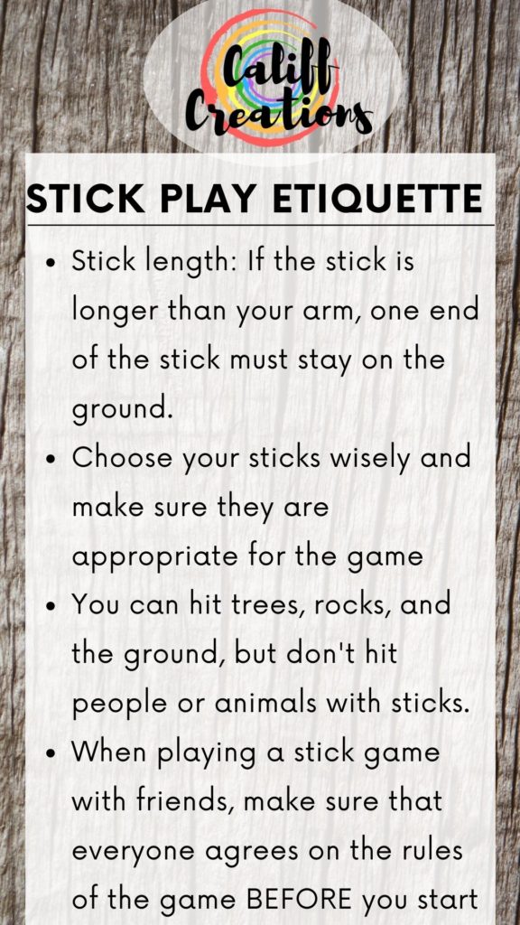 Stick Play Etiquette 
