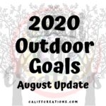2020 Outdoor Goals August Update