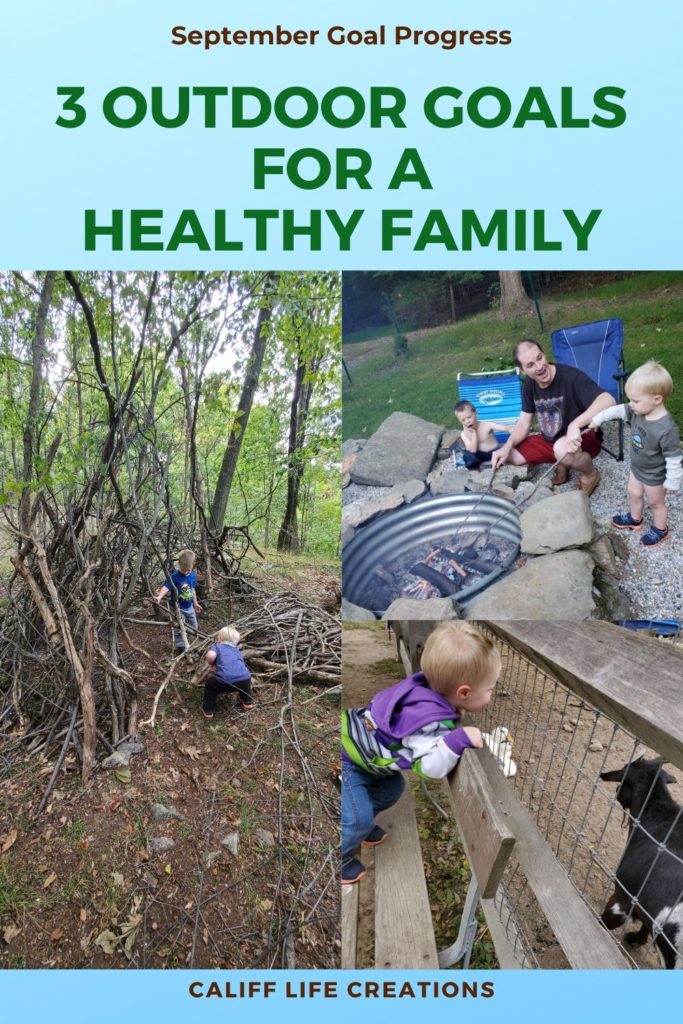 3 Outdoor Goals for a Healthy Family - September Update
