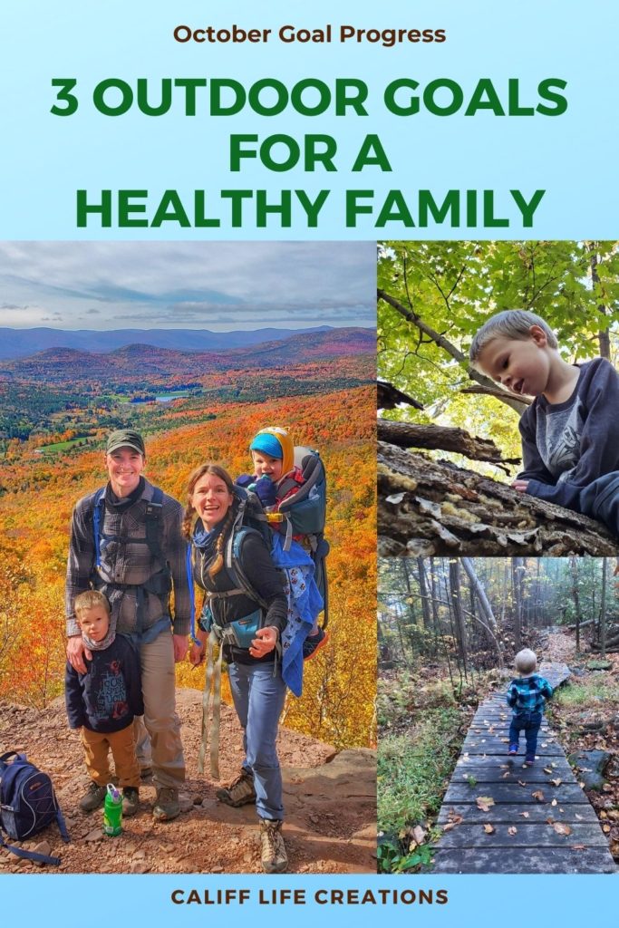 3 Outdoor Goals for Healthy Family: October Progress