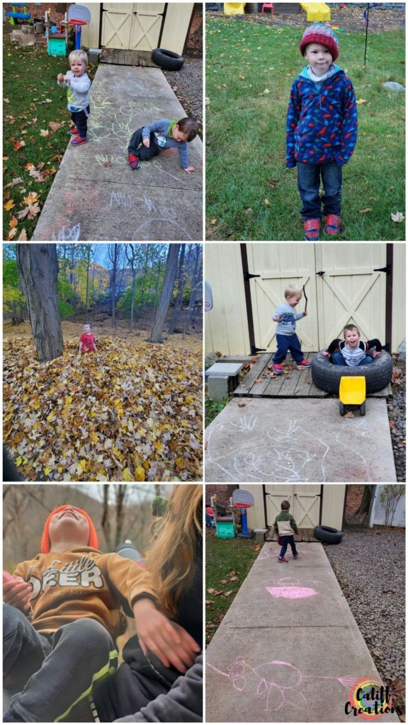 outdoor play in November