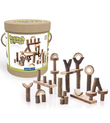 natural stick building toy - unique gifts for kids