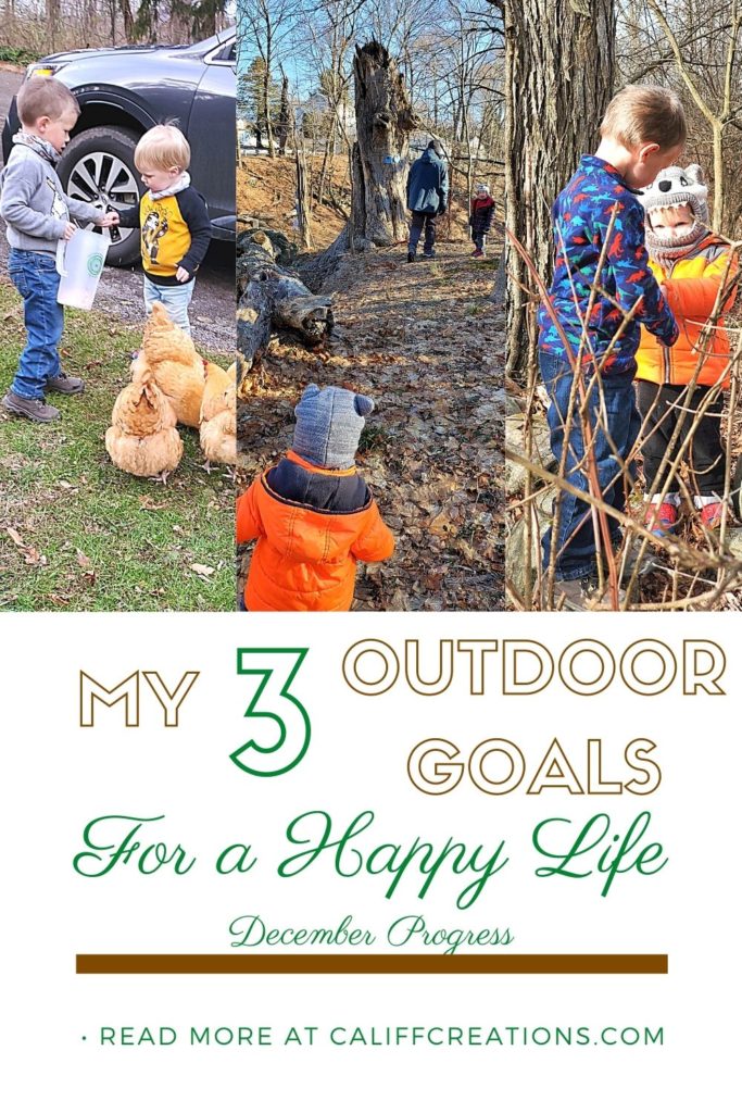 My 3 Outdoor Goals for a Happy Life: December Review
