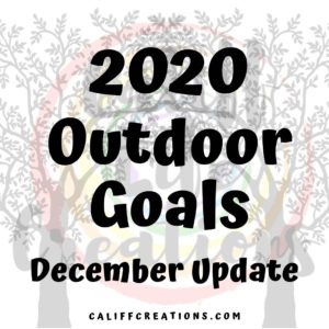 2020 Outdoor Goals: December Update
