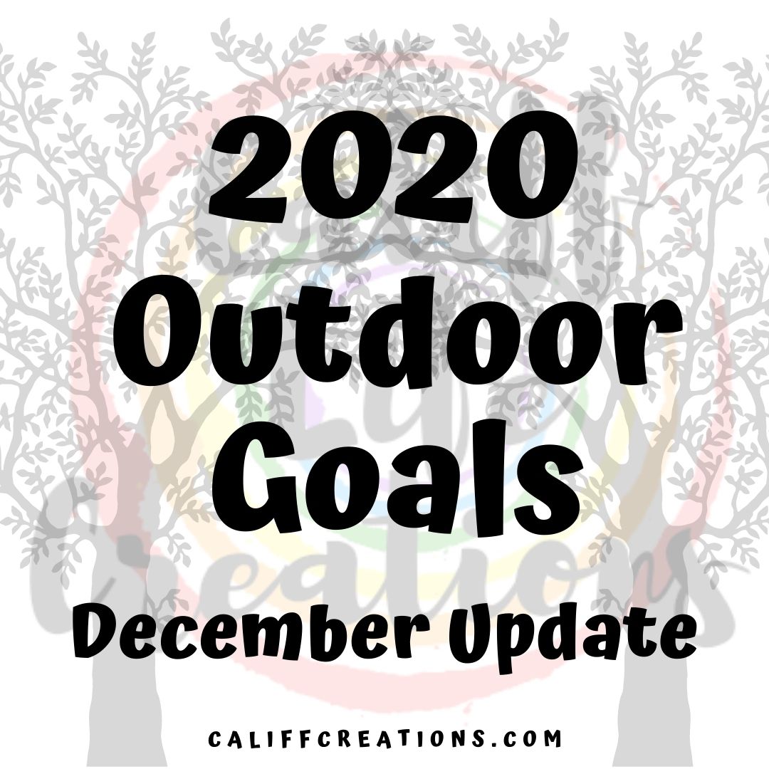 2020 Outdoor Goals: December Update