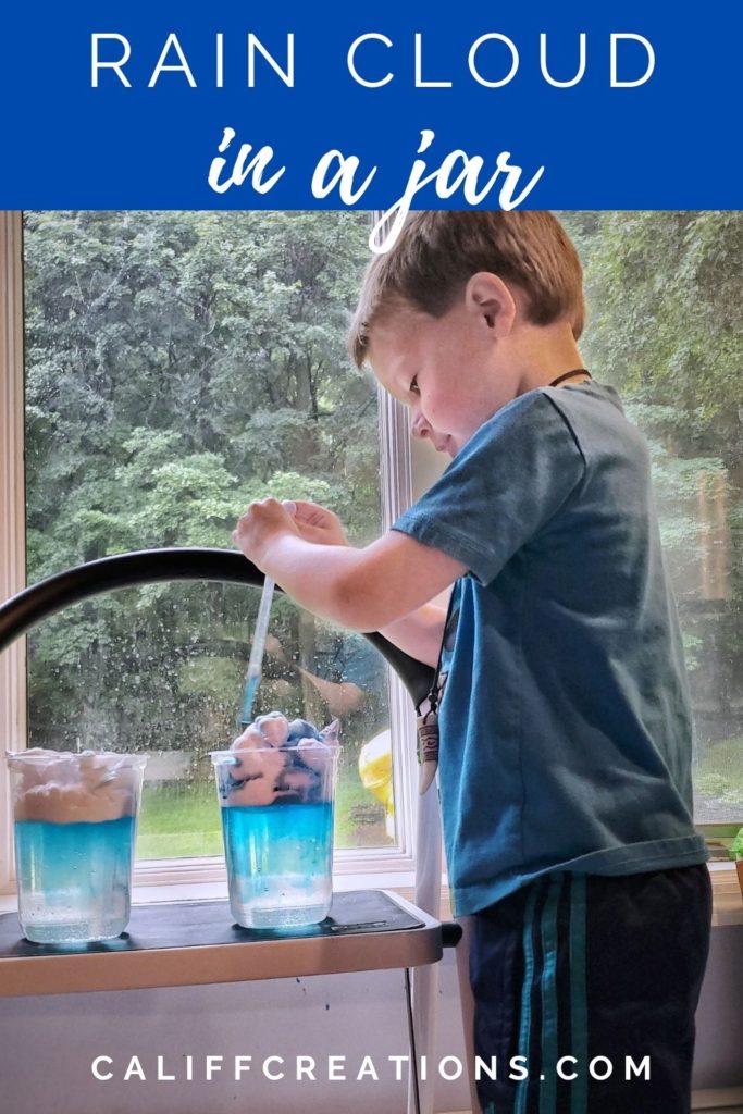Rain Cloud in a Jar - Science Experiment for Kids