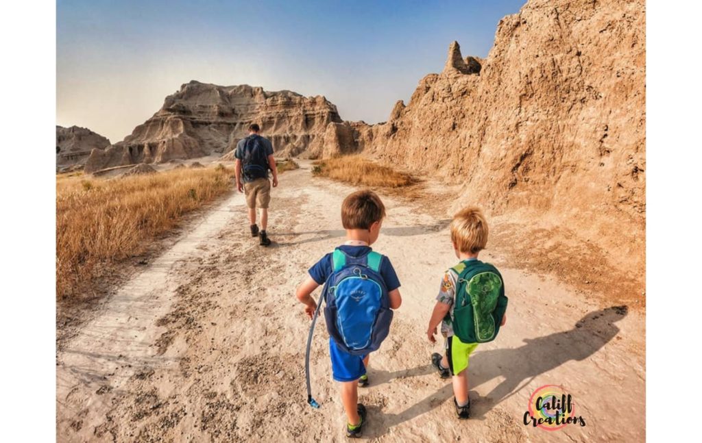 Hiking the Badlands with kids - Notch Trail