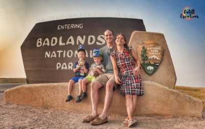 The Eastern entrance to Badlands National Park