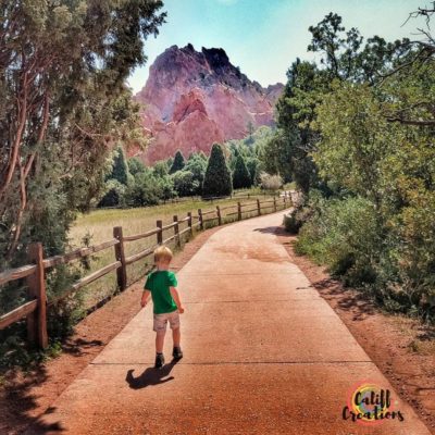 toddler hiking in Colorado